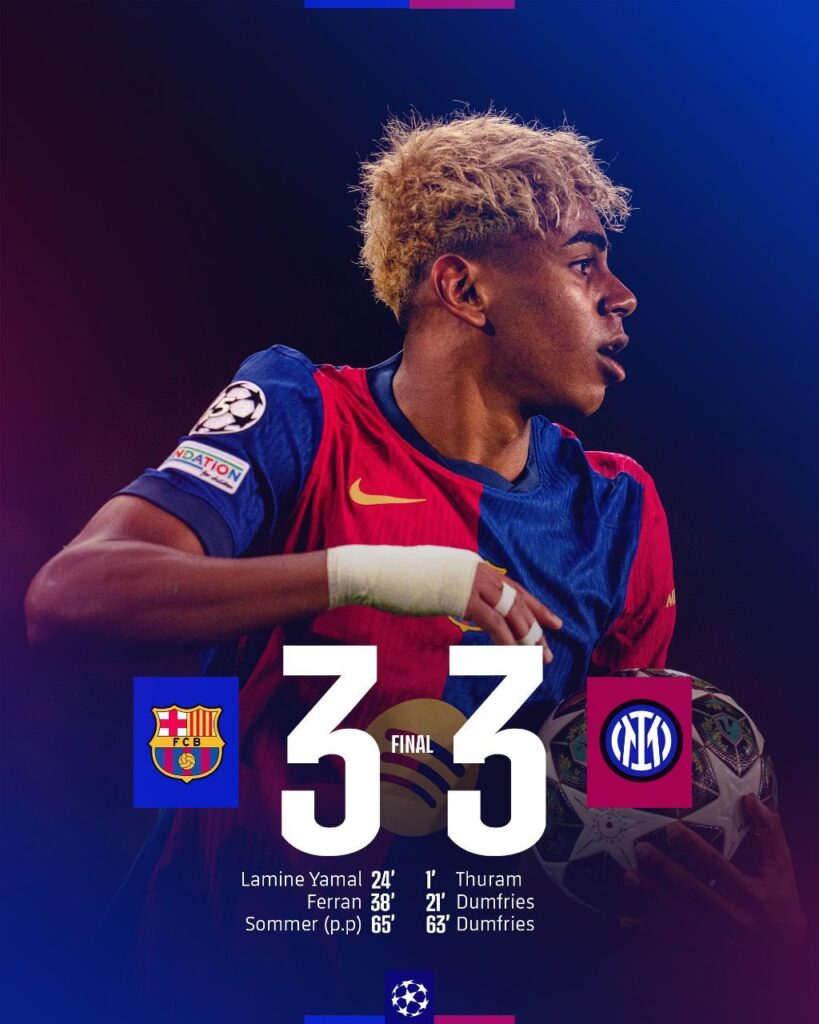 img-20250501-wa02271987346392952922874-819x1024 Ligue des Champions : Le FC Barcelone et l’Inter Milan se neutralisent dans un match fou (3-3)