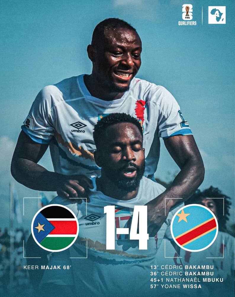 img-20250905-wa02231867475453552159732 Éliminatoires Coupe du Monde 2026 : la RDC s’impose 4-1 face au Soudan du Sud et conserve la tête du groupe B