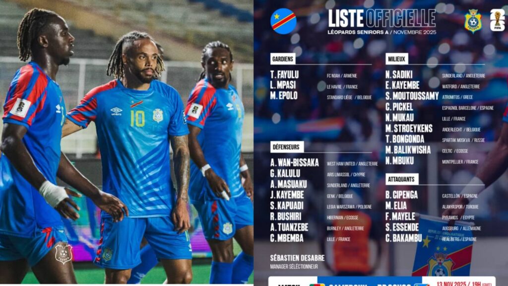 incollage_20251031_1951531632237213400543901072-1024x576 Sébastien Desabre publie la liste officielle des Léopards pour le barrage face au Cameroun